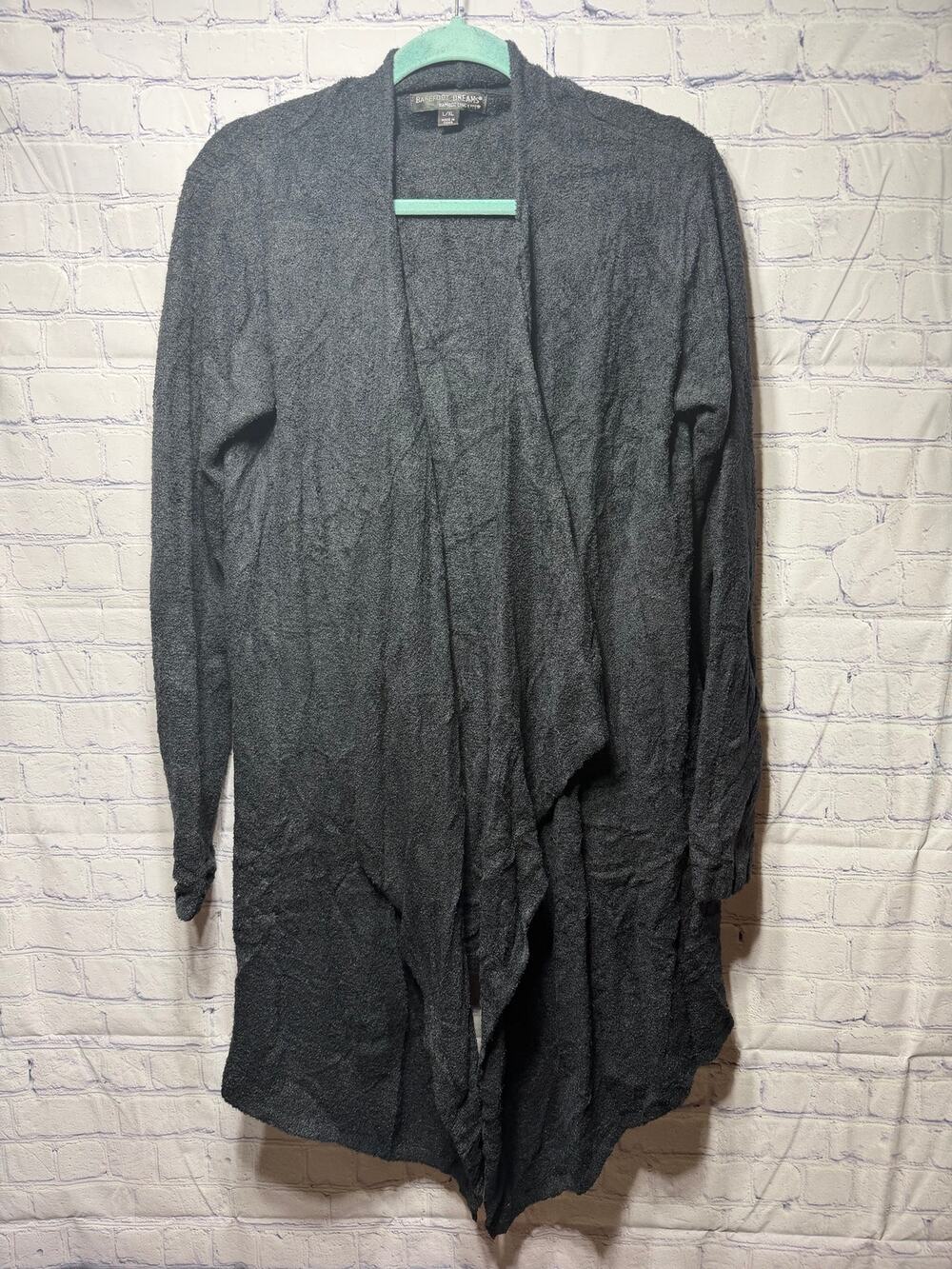 Barefoot Dreams Bamboo Chic Lite Open Front Sweater L/XL